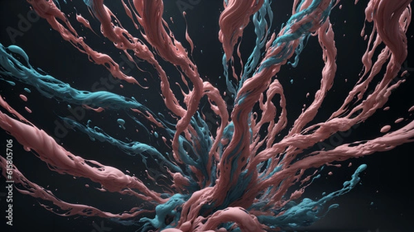 Obraz Abstract color spash