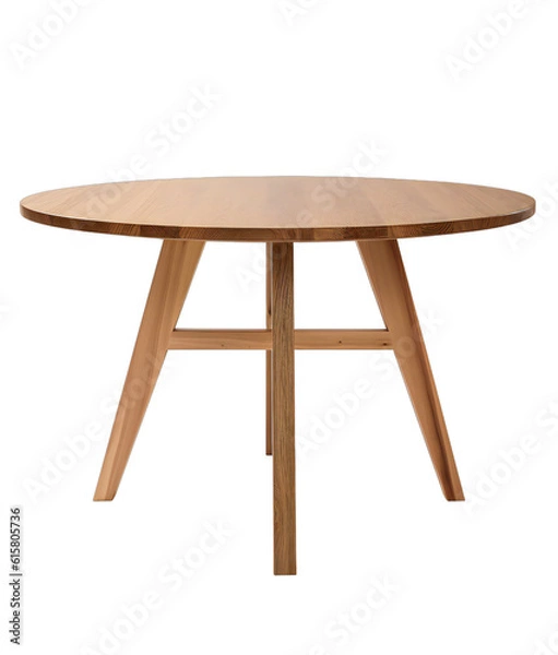 Fototapeta Beautiful Coffee Table on a Transparent Background. Generative AI