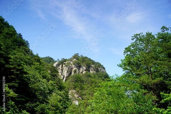 Fototapeta 오대산 노인봉 소금강계곡 코스