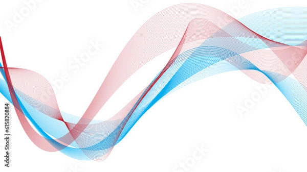 Obraz Modern line background and wavy background for your text.Abstract design from polygon mix color style.light,blue,defocused,design,surface.Vector Background and backdrop.