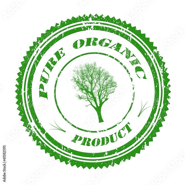Obraz Pure organic stamp
