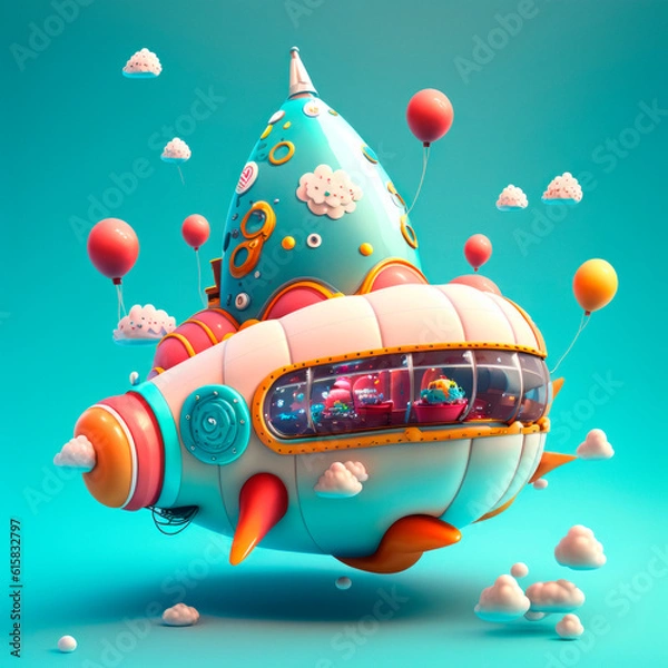 Obraz CANDY SPACESHIP