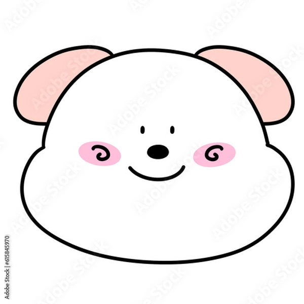 Fototapeta Pastel Puppy 3