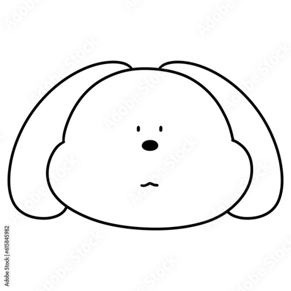 Fototapeta Puppy Line 2