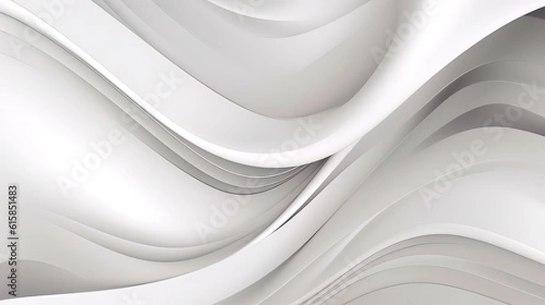 Fototapeta Abstract white and grey background. polygonal art pattern style Geometry texture futuristic