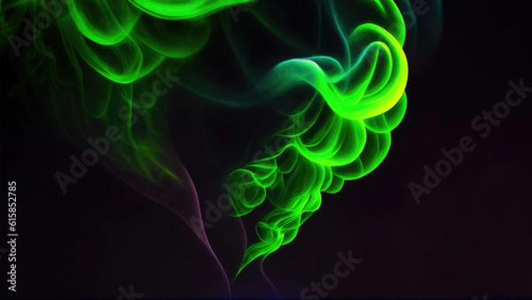 Obraz Abstract background illustration of a smoke color (Generative AI)