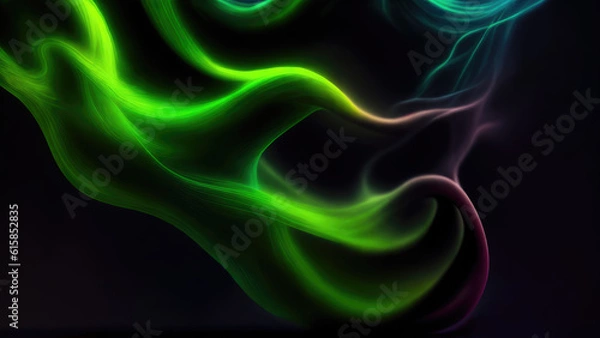 Obraz Abstract background illustration of a smoke color (Generative AI)
