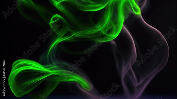 Obraz Abstract background illustration of a smoke color (Generative AI)