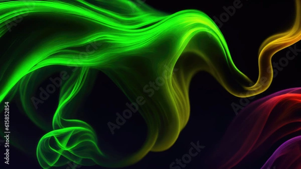 Obraz Abstract background illustration of a smoke color (Generative AI)
