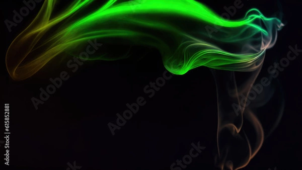 Obraz Abstract background illustration of a smoke color (Generative AI)