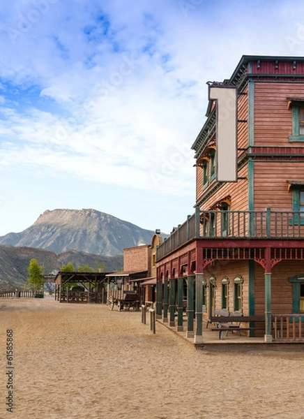 Fototapeta Mini Hollywood Western Town Almeria Andaluzja Hiszpania