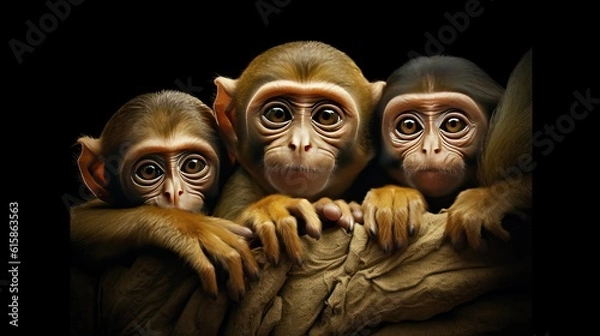 Fototapeta three men