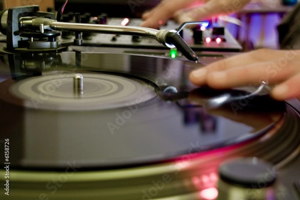 Obraz DJ hands - Partytime