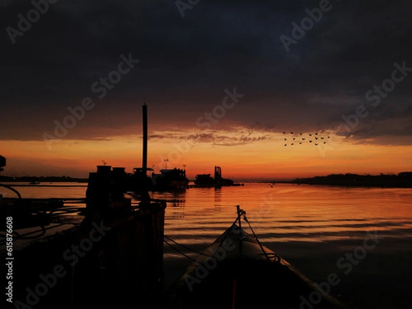 Obraz sunset on the sea