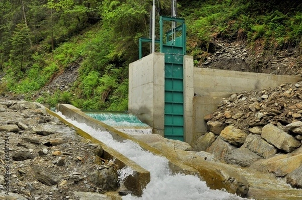 Obraz Microhydroelectric dam