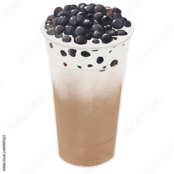 Obraz latte coffee bubble tea