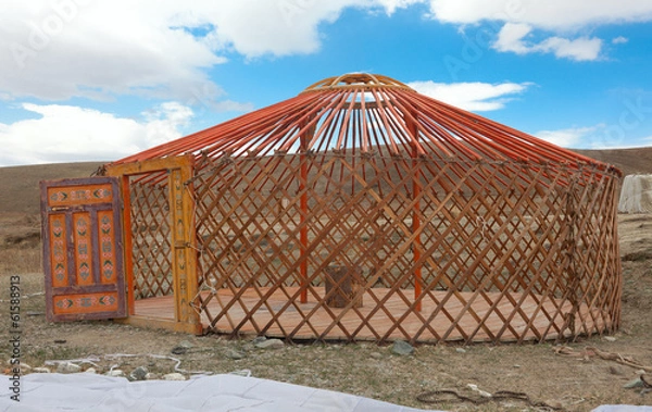 Obraz Budowa jurty