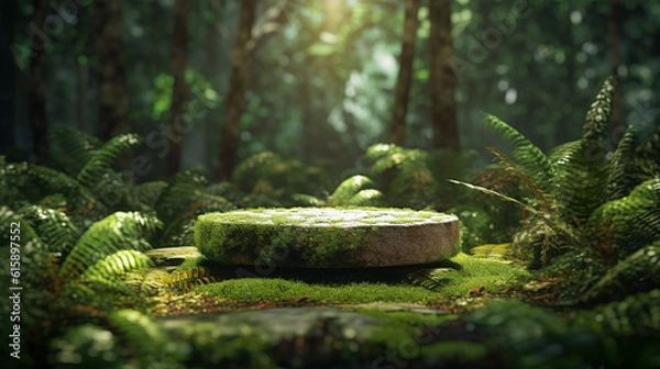 Obraz Empty podium for product exhibition generative ai