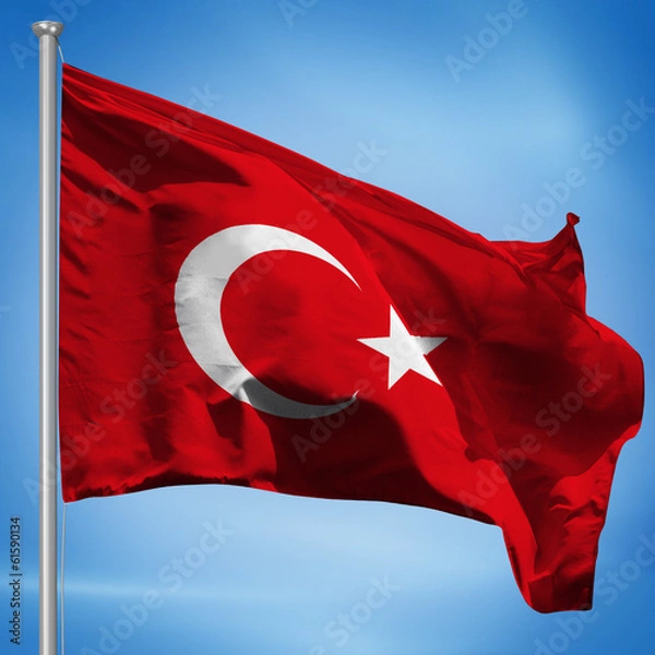 Obraz turkish flag
