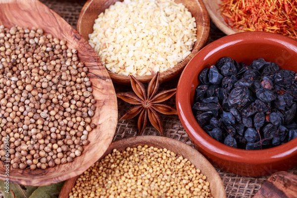 Fototapeta Various spices