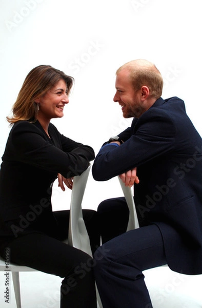 Obraz business people - the conversation