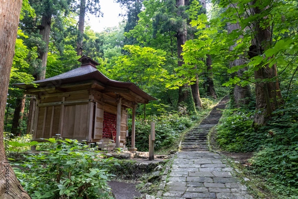Fototapeta 「出羽三山神社（羽黒山）の修験道」 in 山形県鶴岡市