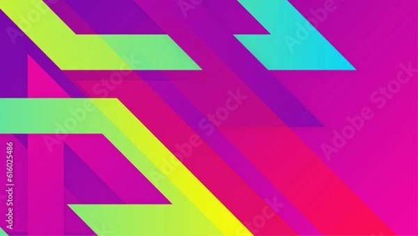 Fototapeta vector colorful background with geometric shapes