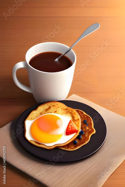 Obraz Set of breakfast 