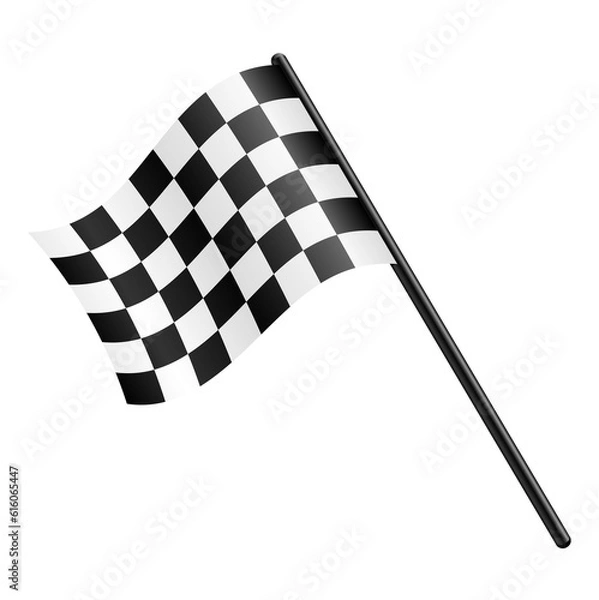 Obraz car racing flag , checkered flag	
