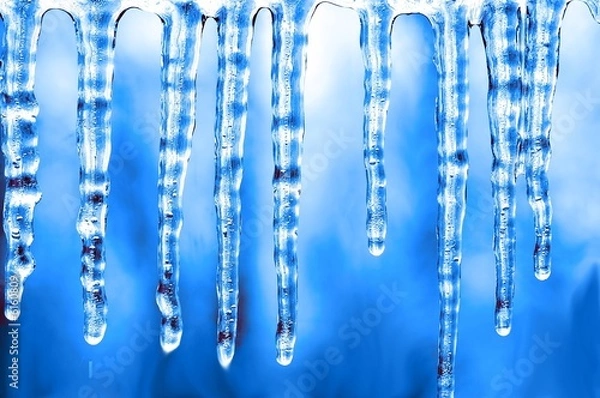 Obraz Blue icicles