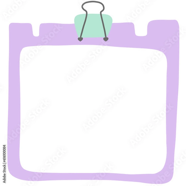 Fototapeta Purple Notepad 2