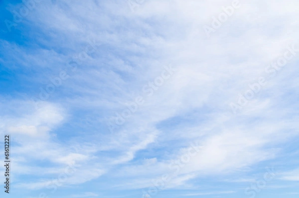 Obraz cloudy sky in winter