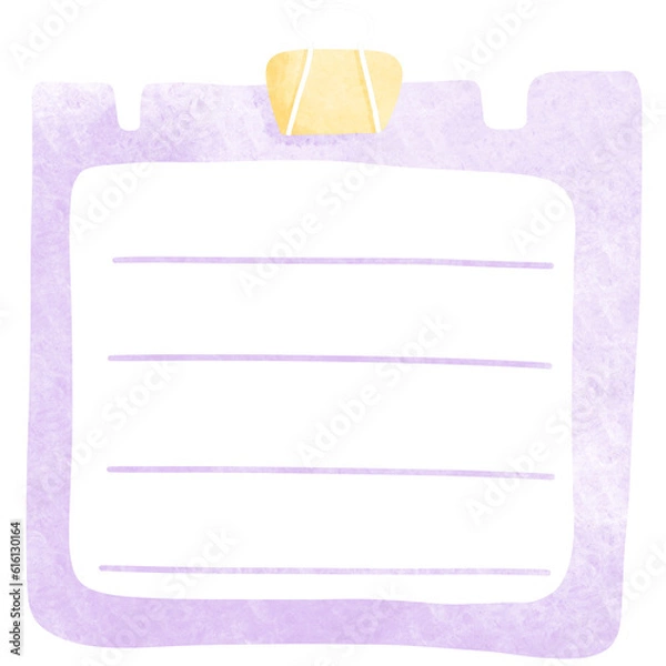 Fototapeta Purple Notepad 3