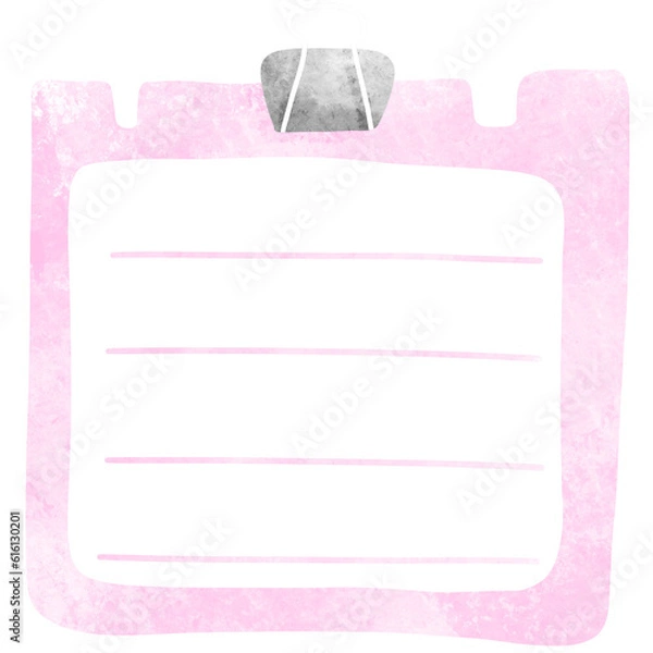 Fototapeta Pinky Notepad 3