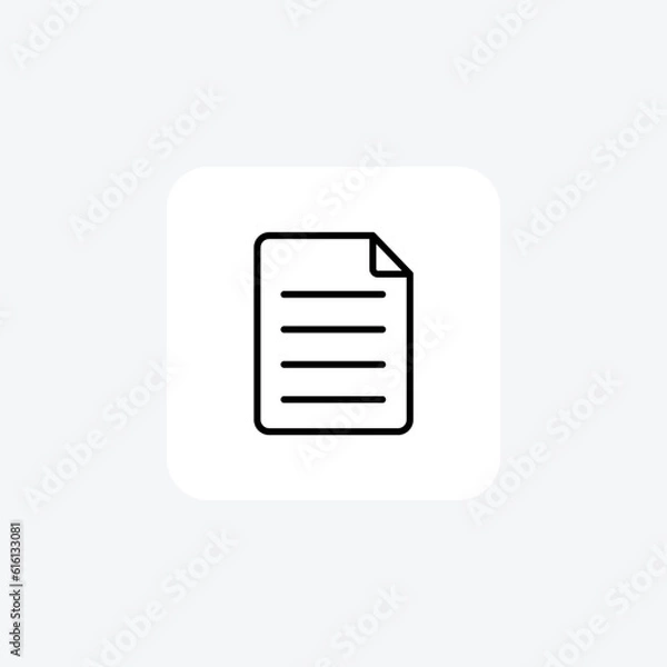 Fototapeta SheetIcon Flat icon for Sheets and Spreadsheets 
