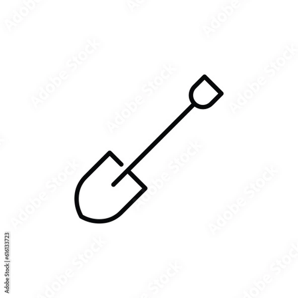 Obraz Shovel Icon Vector