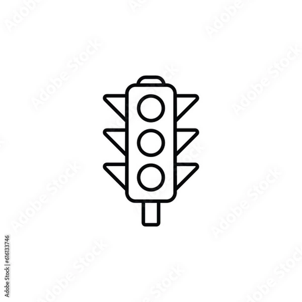 Obraz Traffic Light Icon