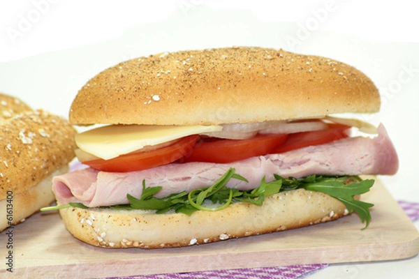 Obraz sandwich au jambon