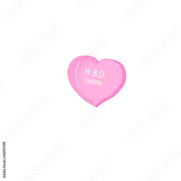 Fototapeta pink heart