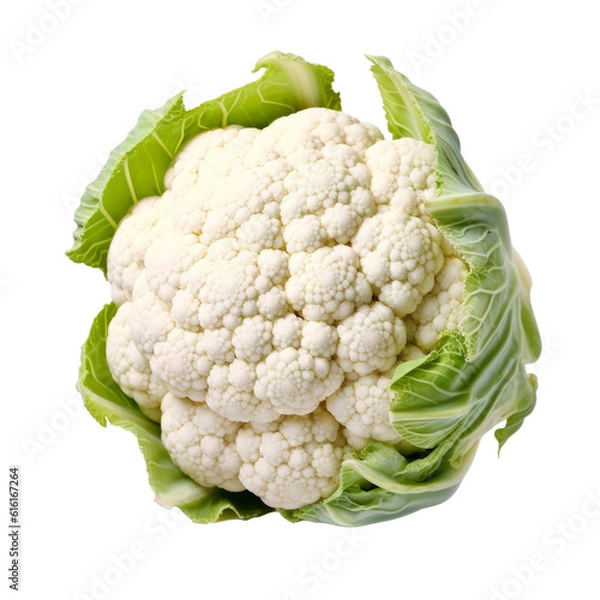 Fototapeta Cauliflower on white background