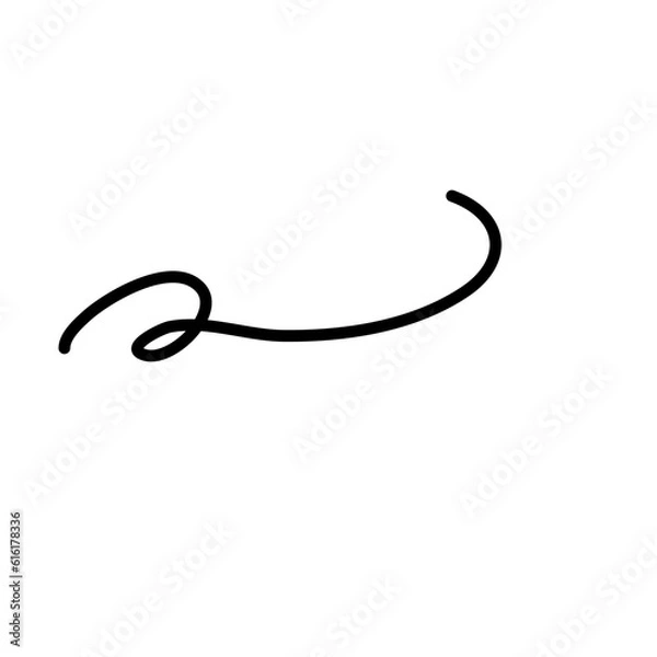 Obraz Squiggly Line Element Decoration