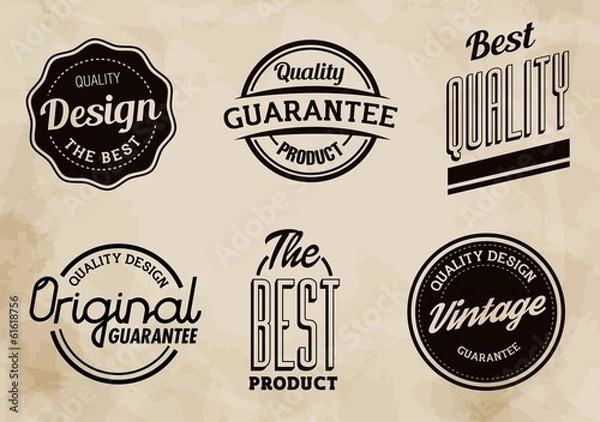 Obraz Vintage Vector Labels Collection