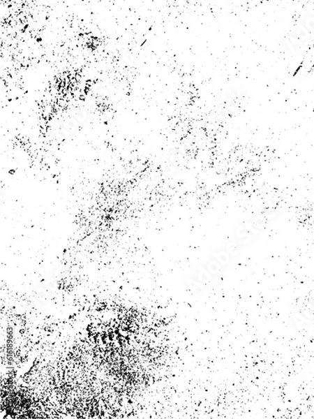 Fototapeta Rough black and white texture vector. Distressed overlay texture. Grunge background. Abstract textured effect. Vector Illustration. Black isolated on white background.