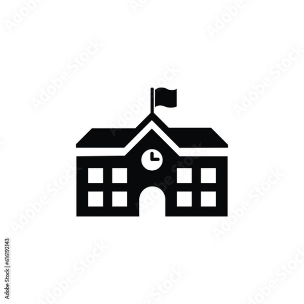 Obraz High School Modern Simple Vector Icon