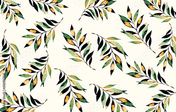 Obraz allover floral design patter  ethnic pattern geomatrical pattern 