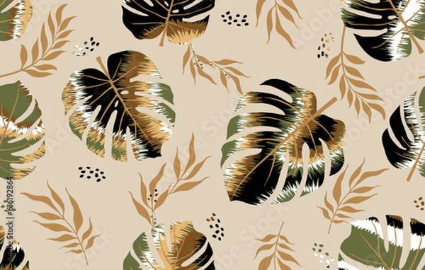 Obraz allover floral design patter  ethnic pattern geomatrical pattern 