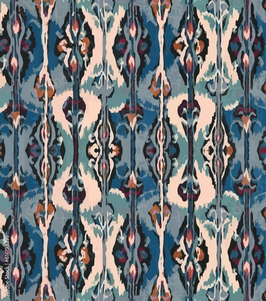 Obraz allover floral design patter  ethnic pattern geomatrical pattern 