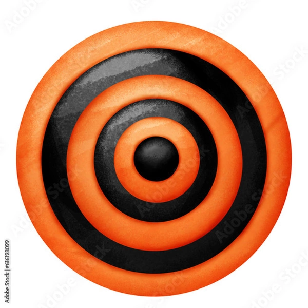 Obraz orange spiral