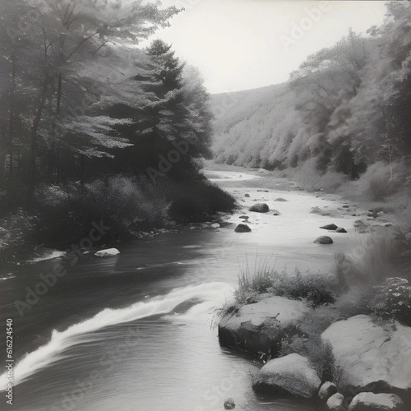 Obraz Forest drawing 