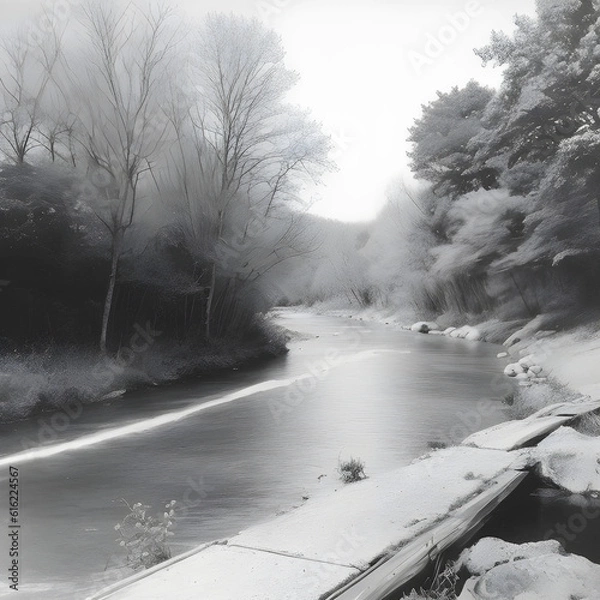 Obraz Forest drawing 